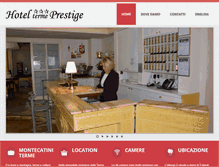 Tablet Screenshot of hoteltermeprestige.com